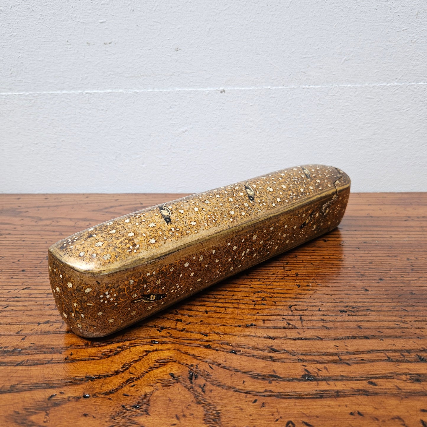 Early 19th Century Kashmiri Papier-Mâché Box