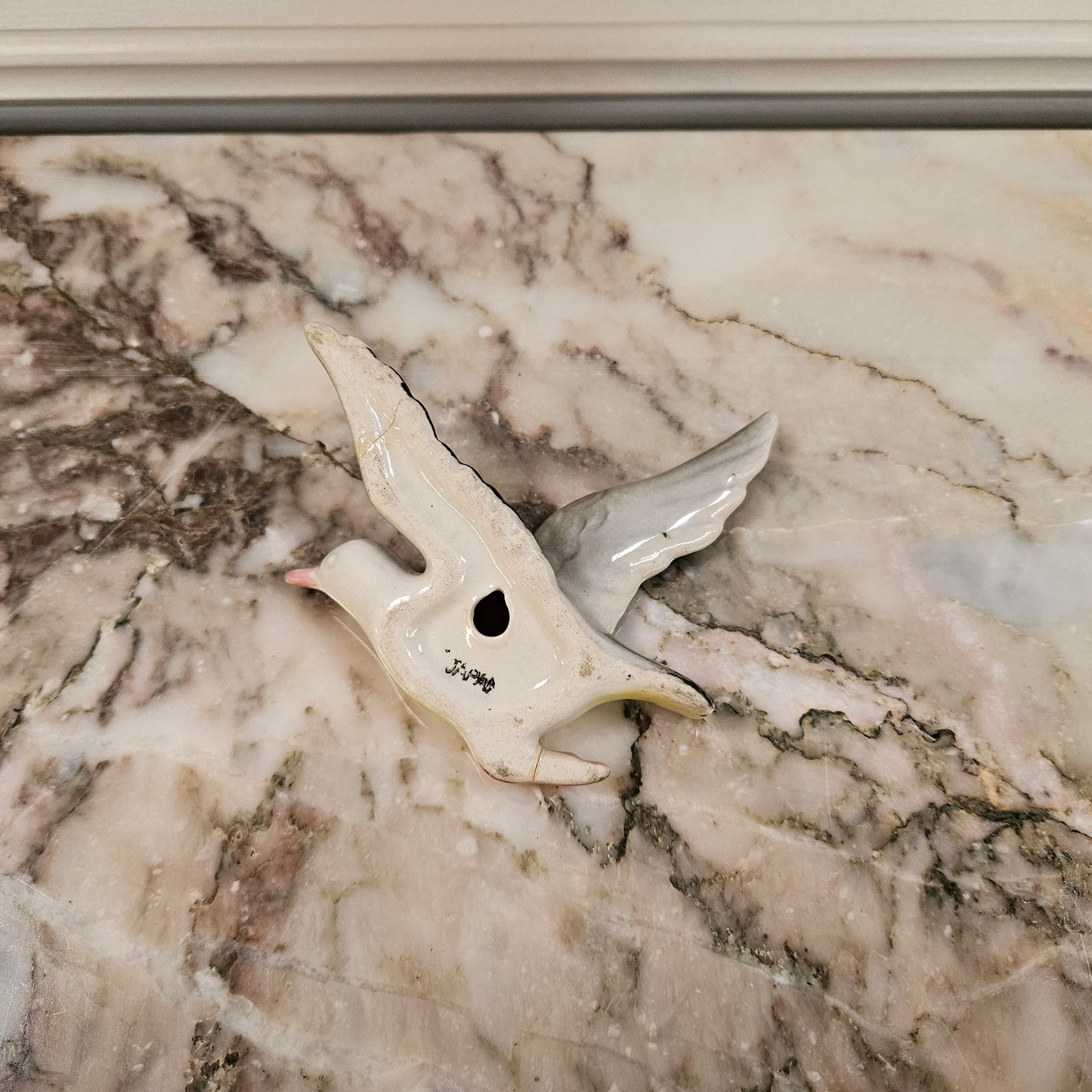 Vintage Ceramic Flying Bird