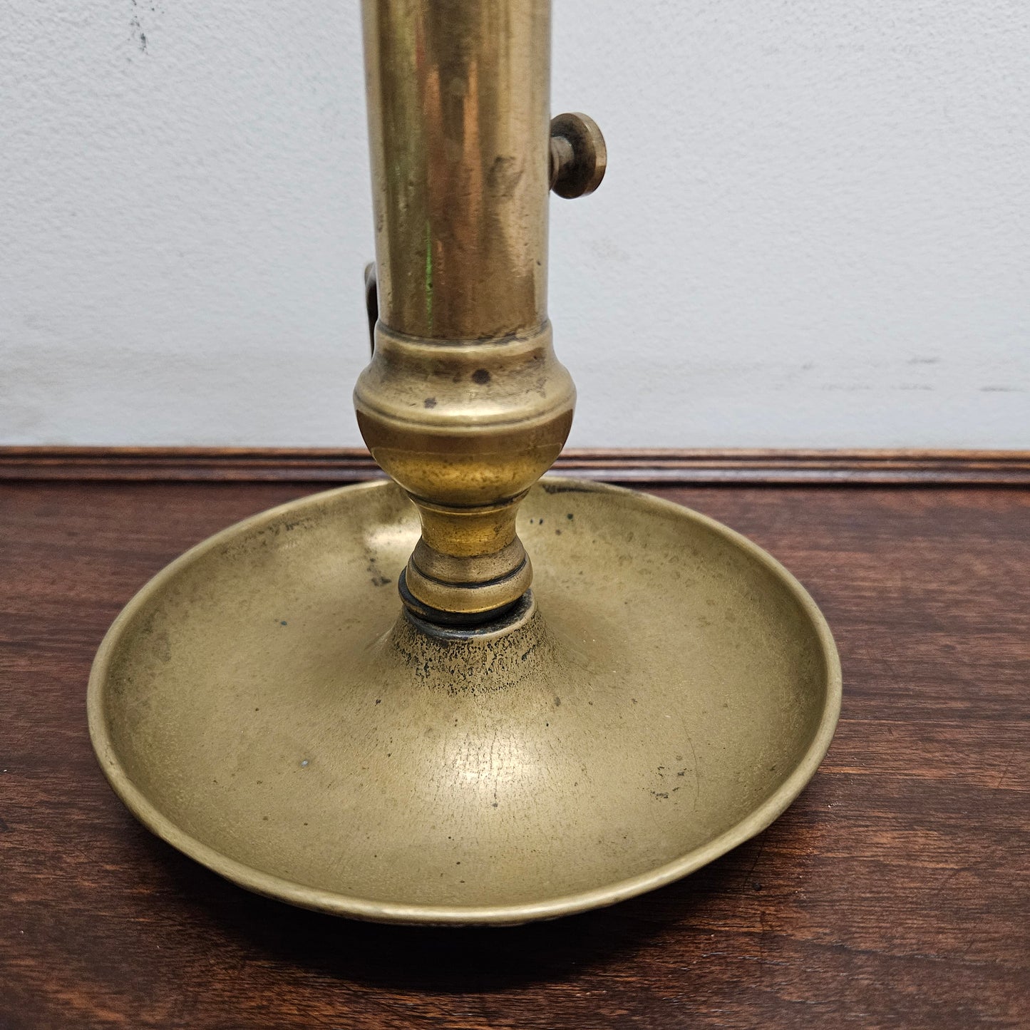 Antique Chamberstick Brass Candle Holder