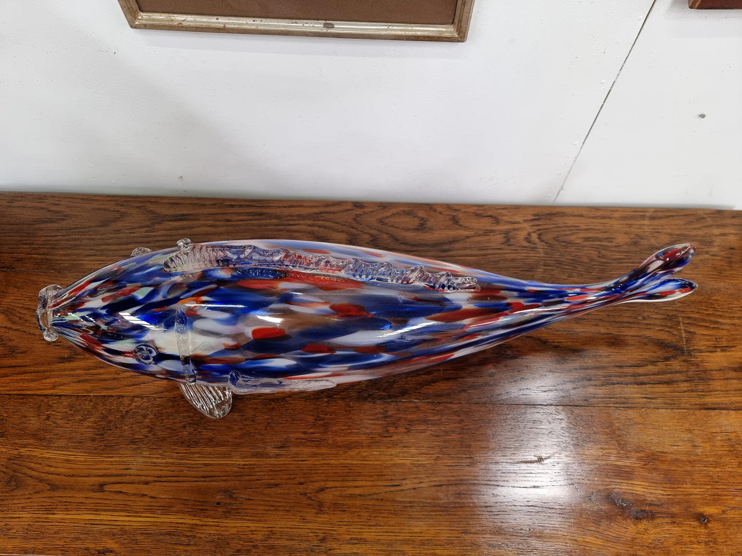 Very Large Mid Century Modern Murano Glass Fish Sculpture