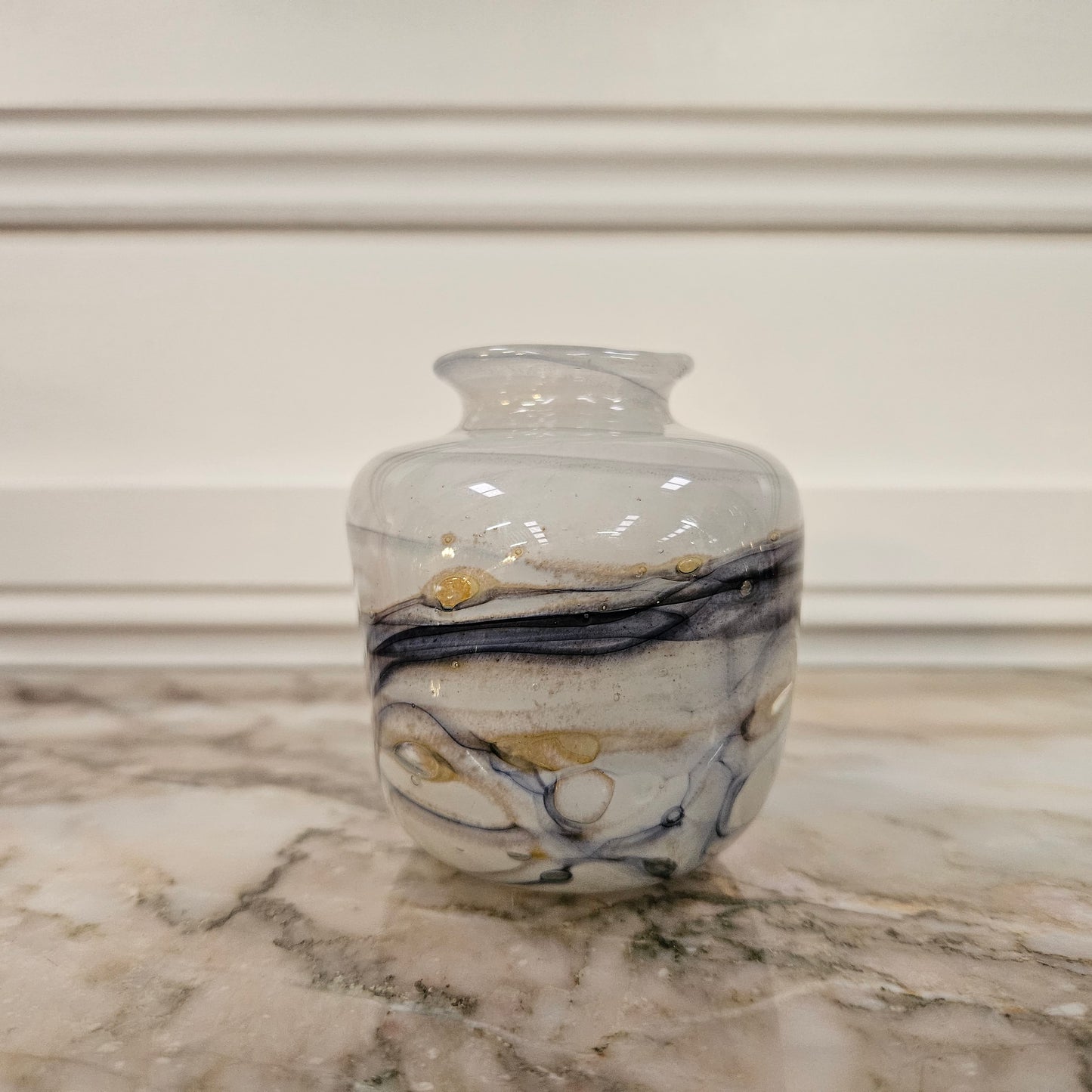 Australian John Walsh Art Glass Signed Vase