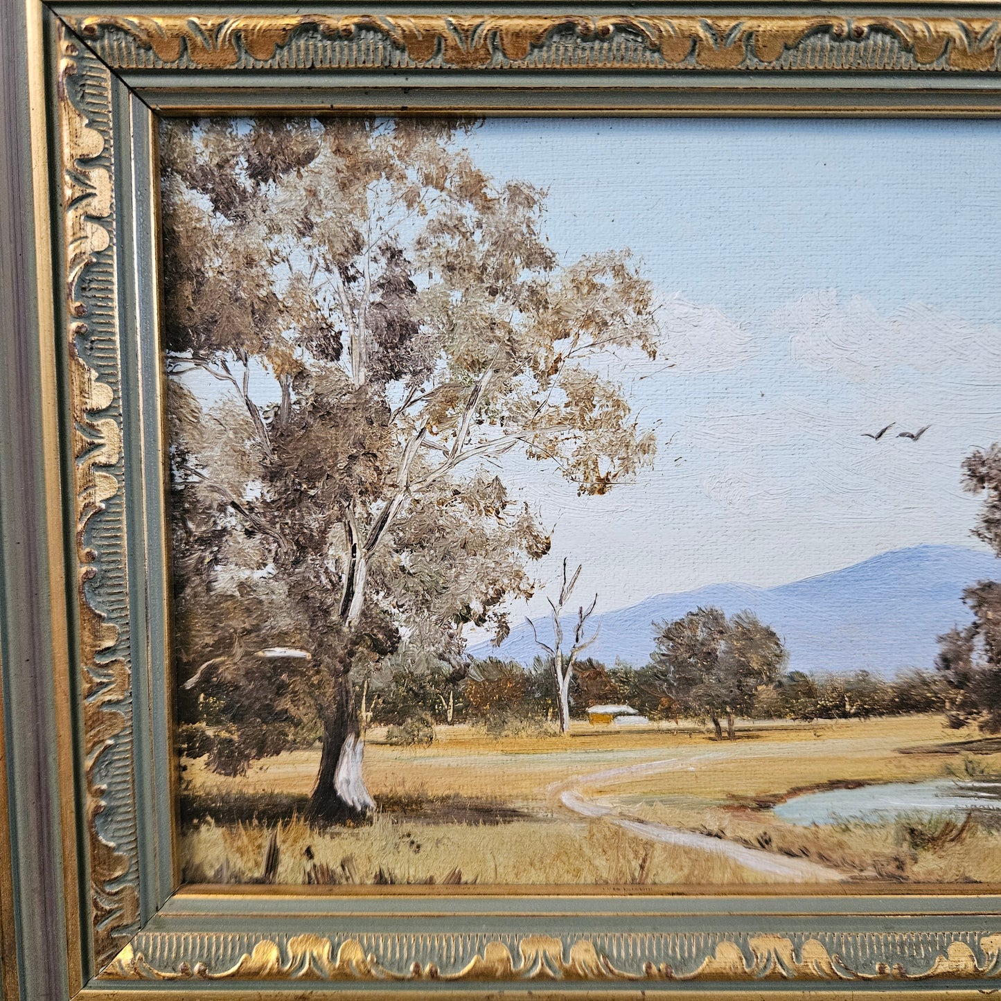 Signed Pair of Oil on Board Paintings