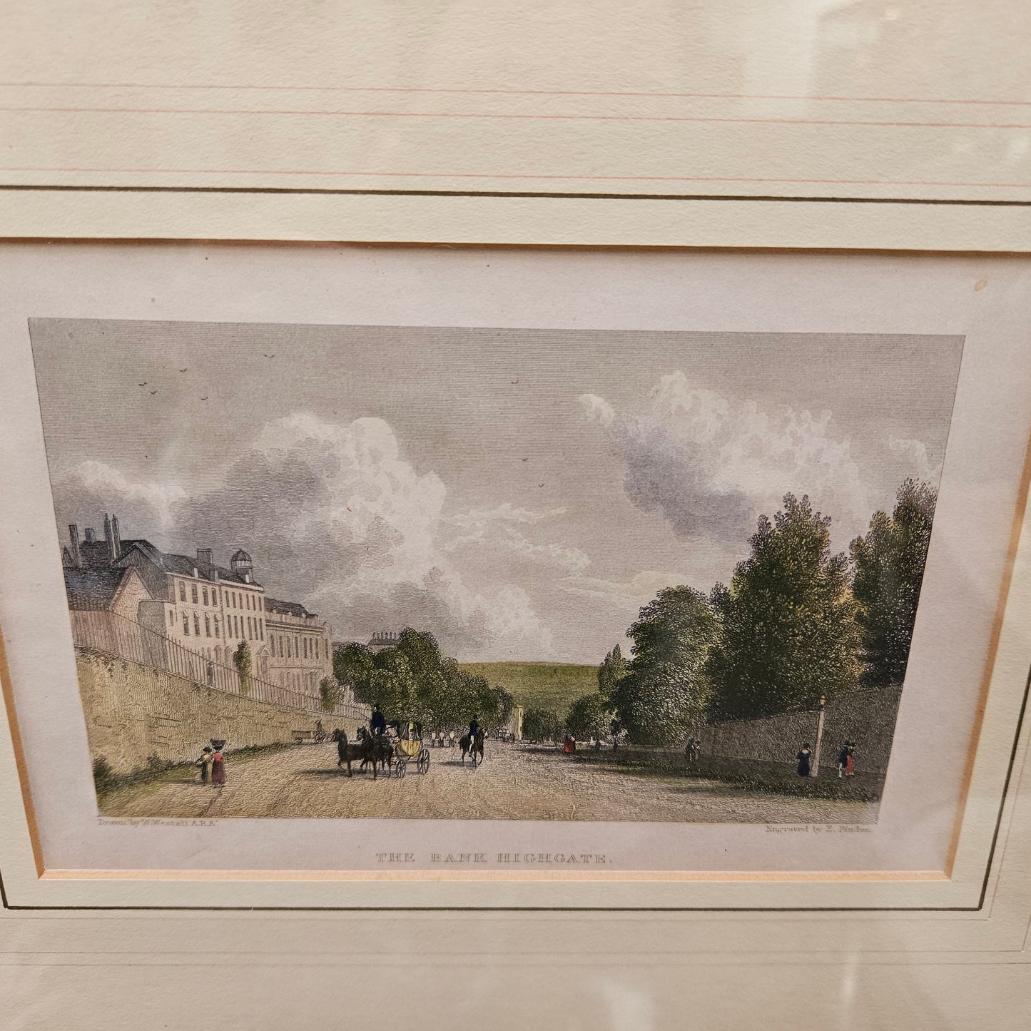Framed Picture Of "The Bank Highgate"