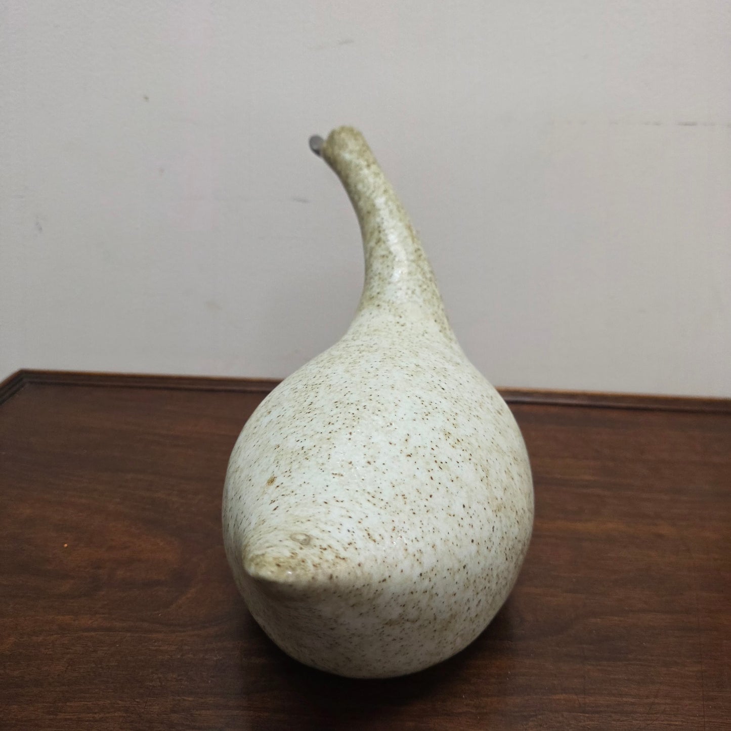Vintage Art Pottery Bird Statue