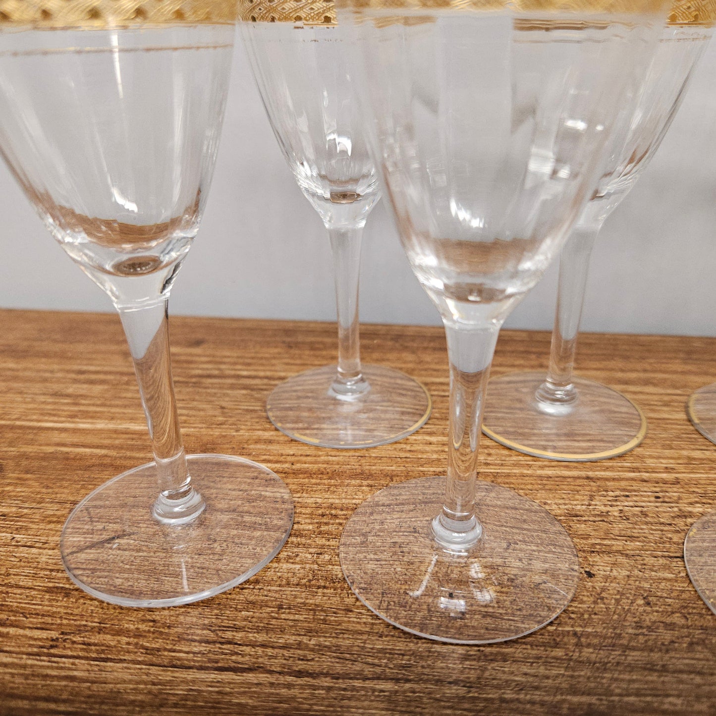 Vintage Set Of 8 Sherry Glasses