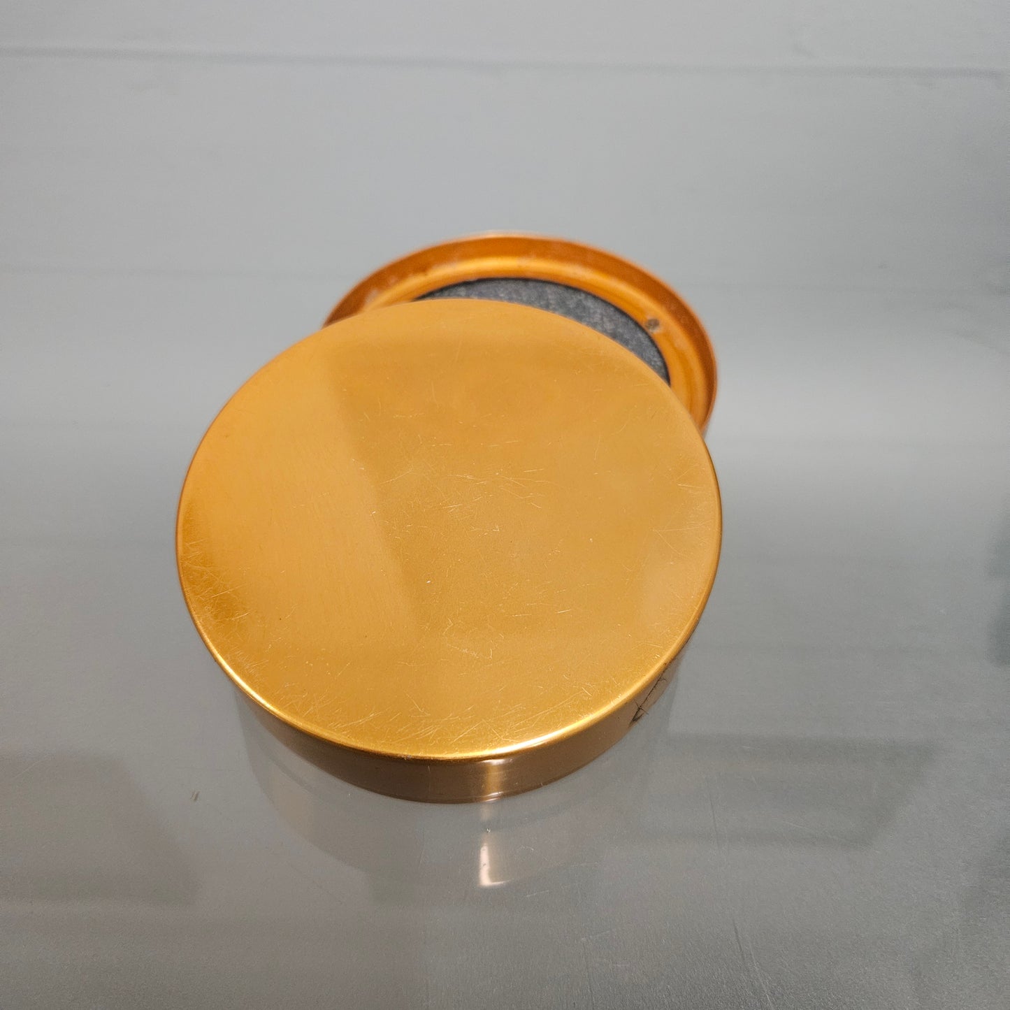 Vintage Enamel & Copper Trinket Box