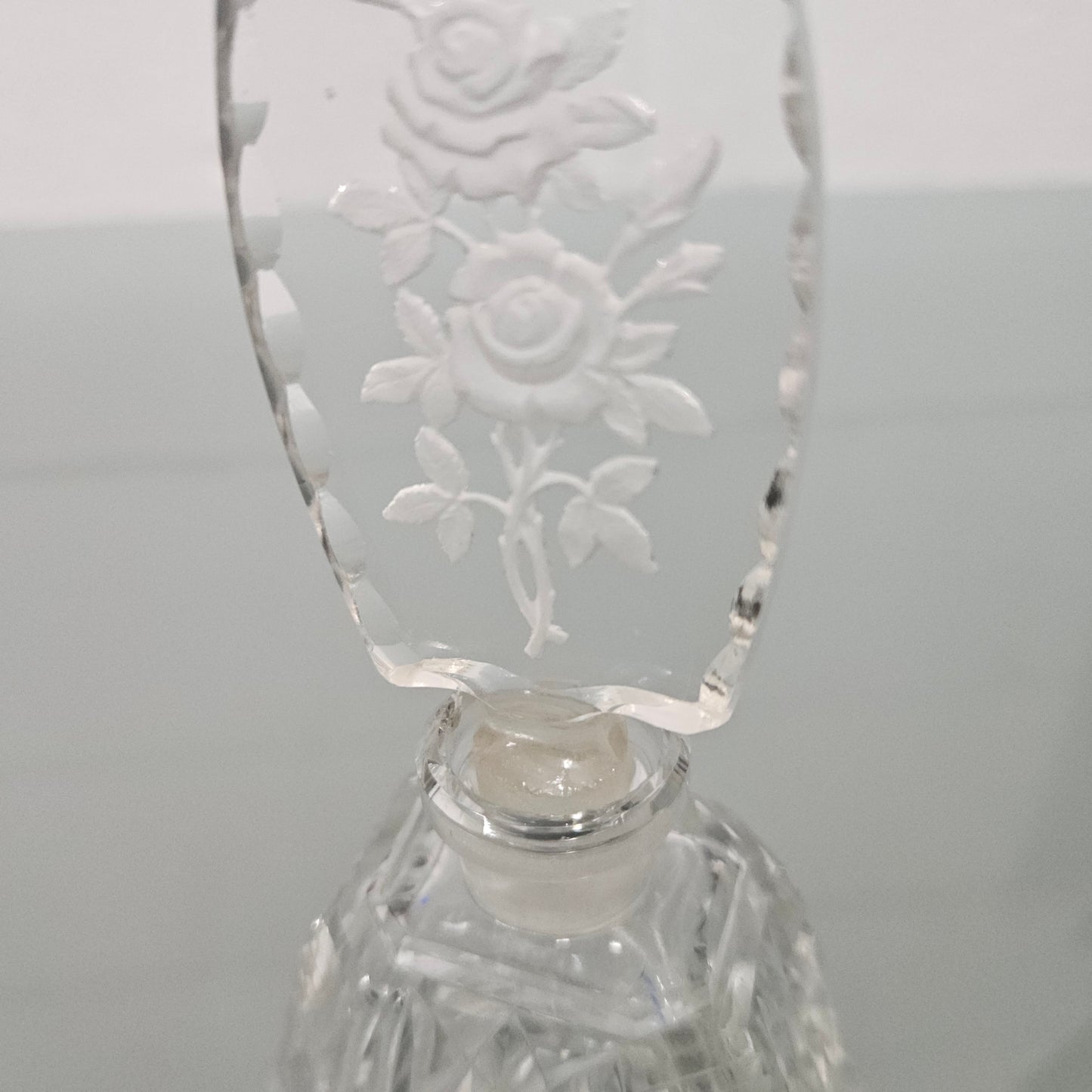Vintage Crystal Perfume Bottle