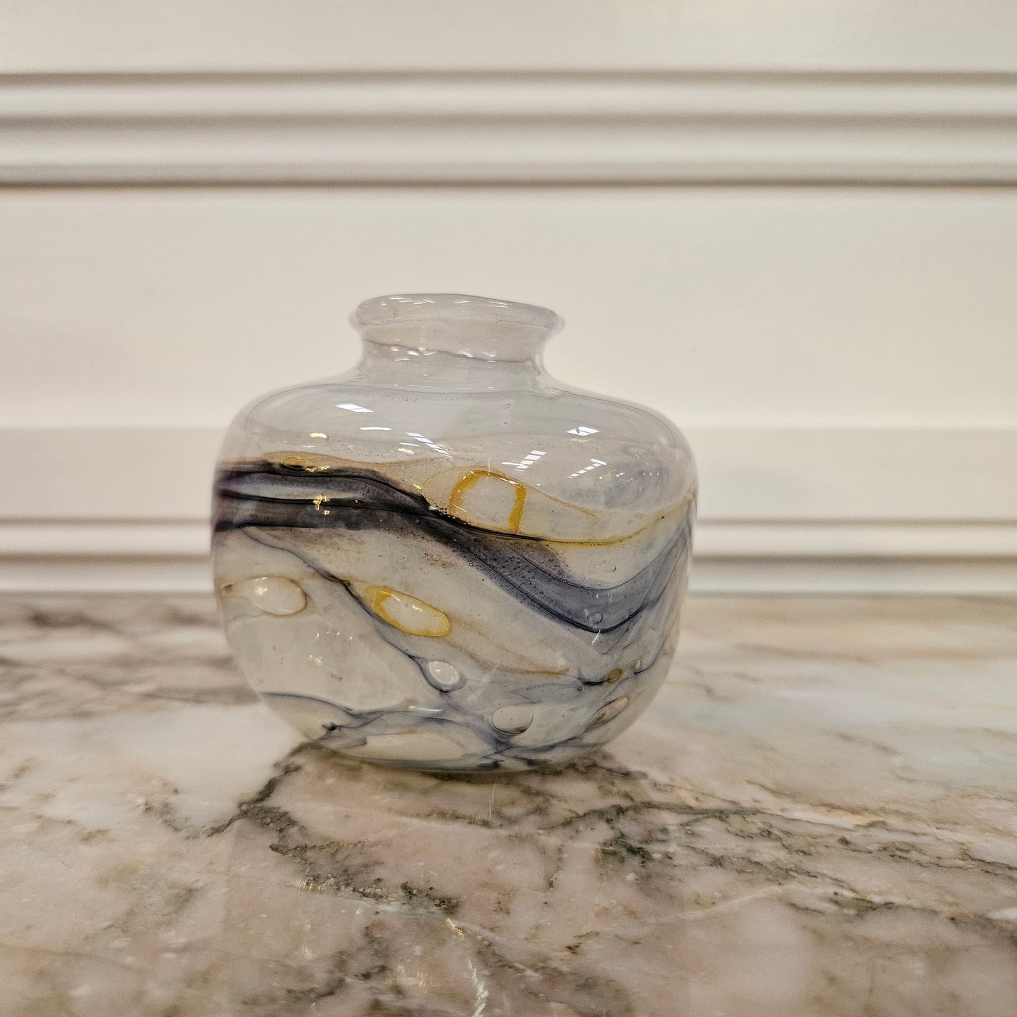 Australian John Walsh Art Glass Signed Vase