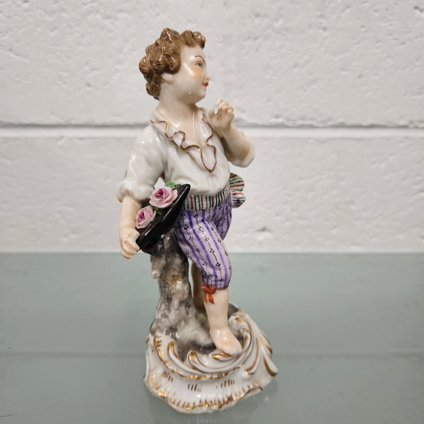 Frankenthal Hard Paste Boy Figurine