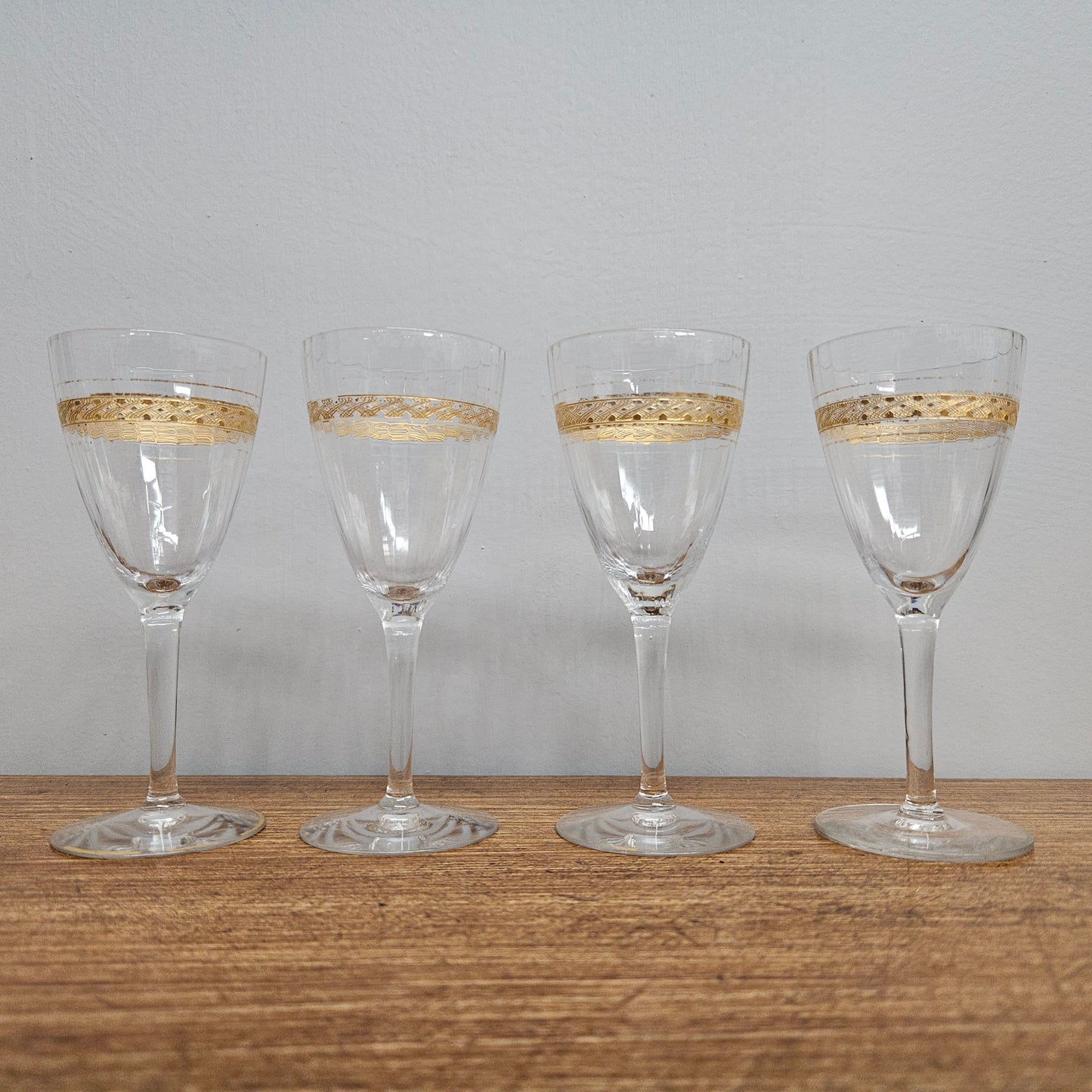 Vintage Set Of 8 Sherry Glasses