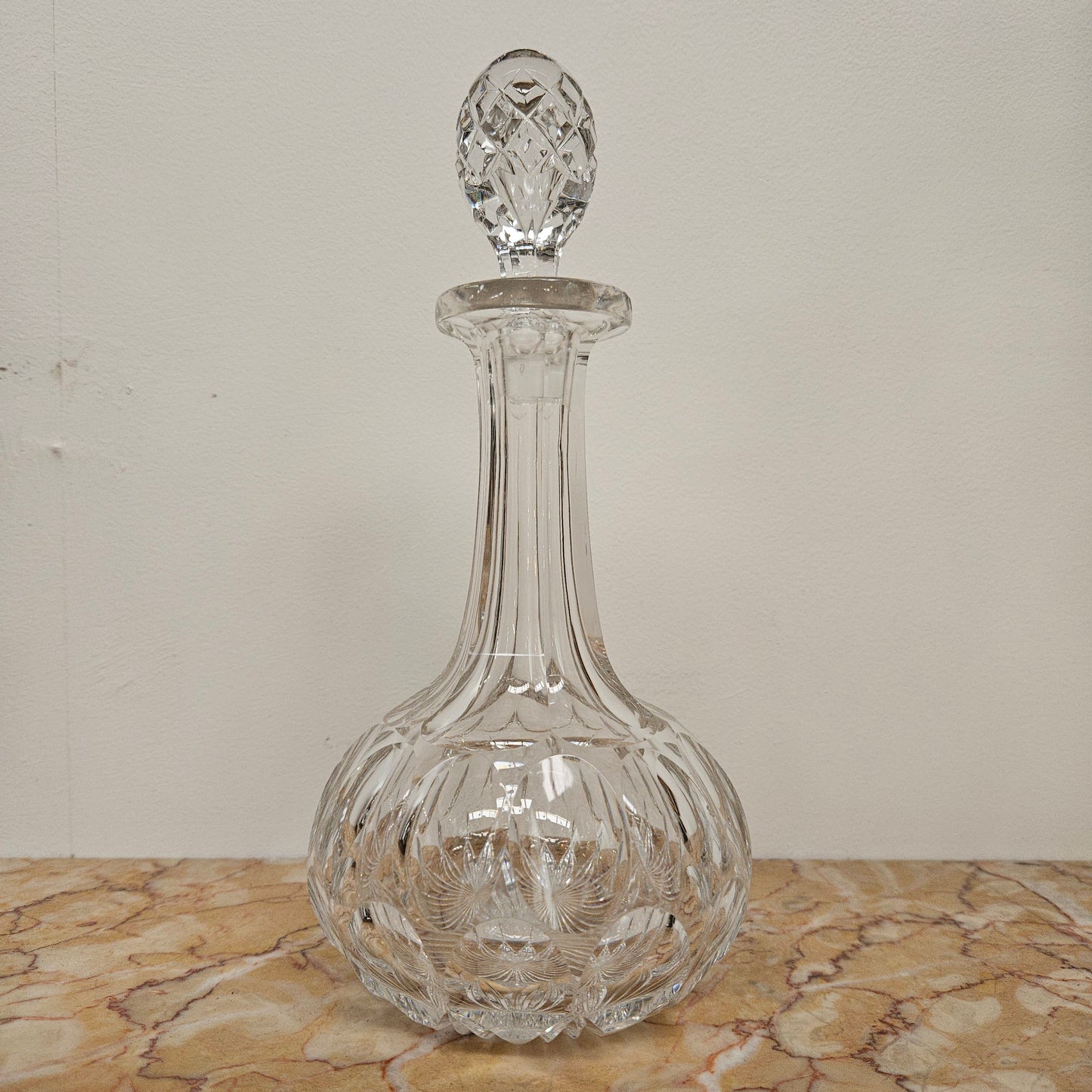 Victorian Crystal Glass Decanter