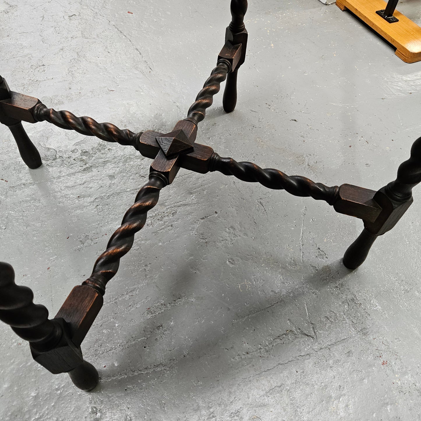 Jacobean Style English Oak Side Table