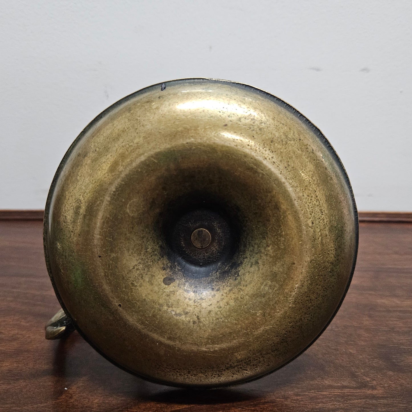 Antique Chamberstick Brass Candle Holder