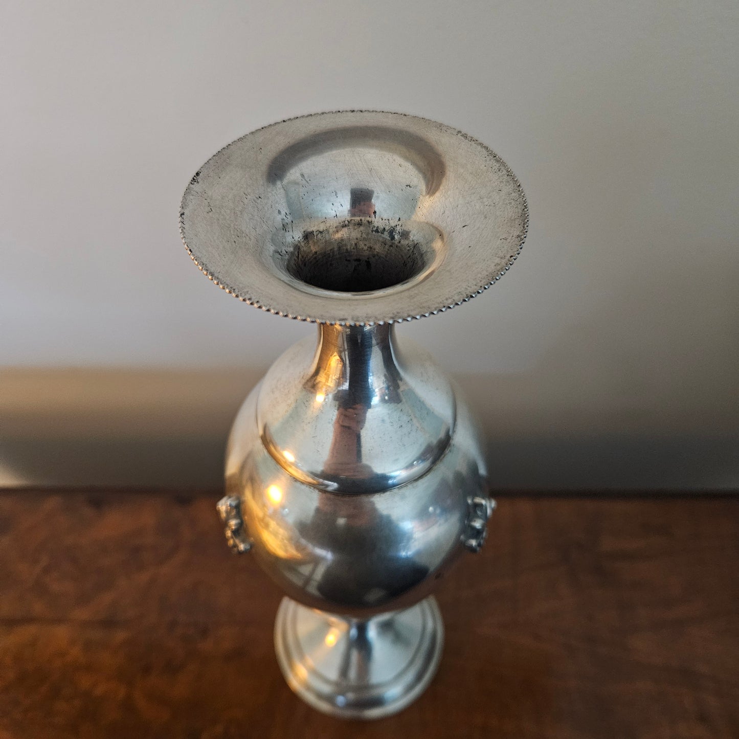 Italian Solid Silver Vase