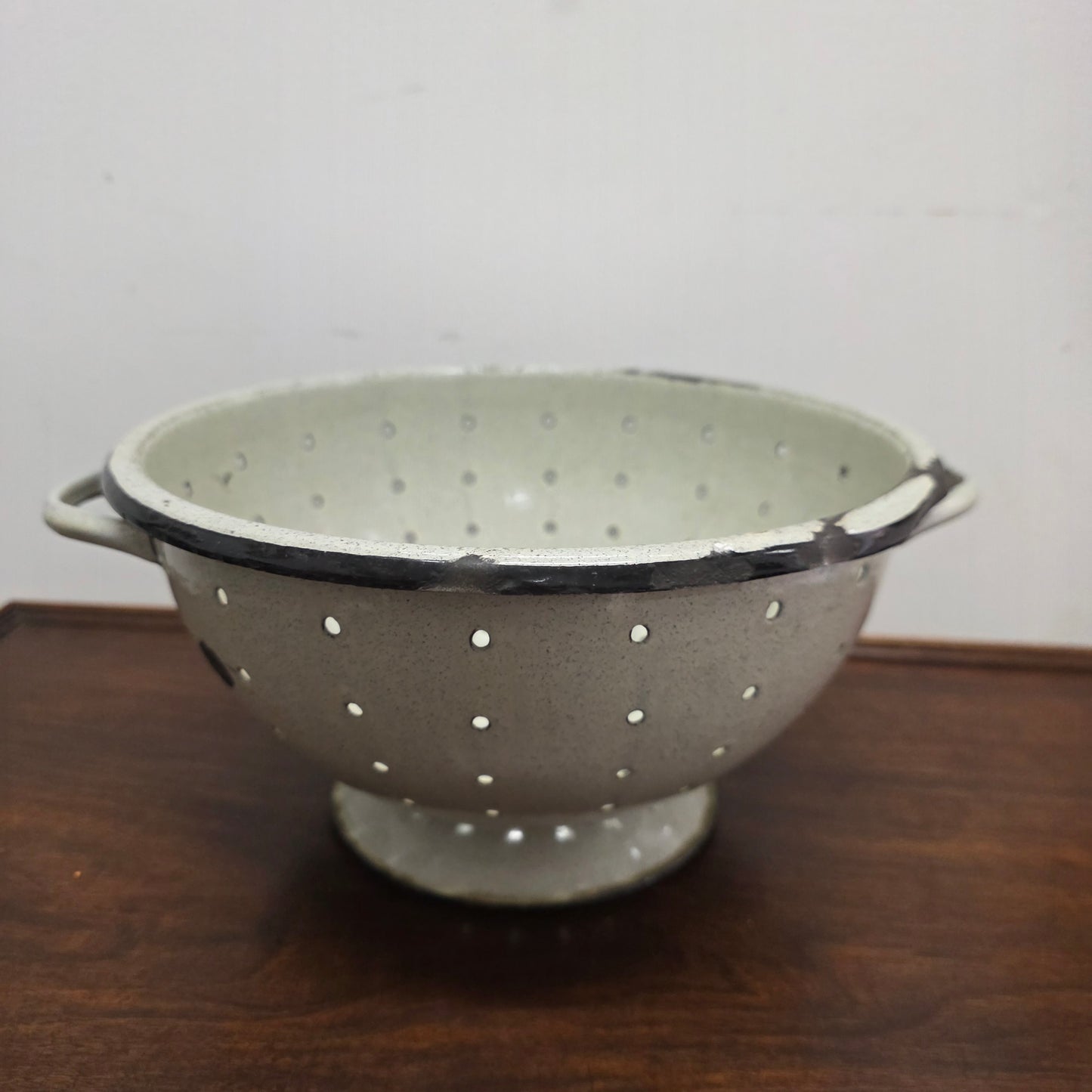 Vintage Enamel Collander