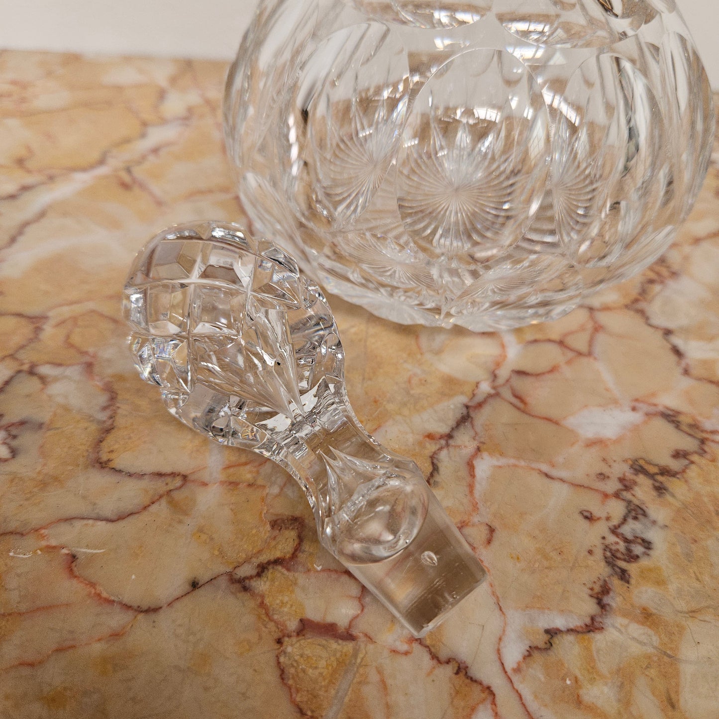 Victorian Crystal Glass Decanter