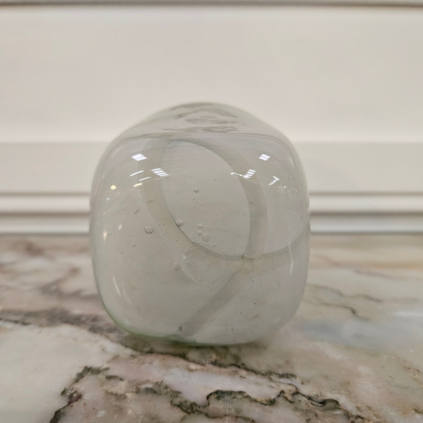 Australian John Walsh Art Glass Signed Green