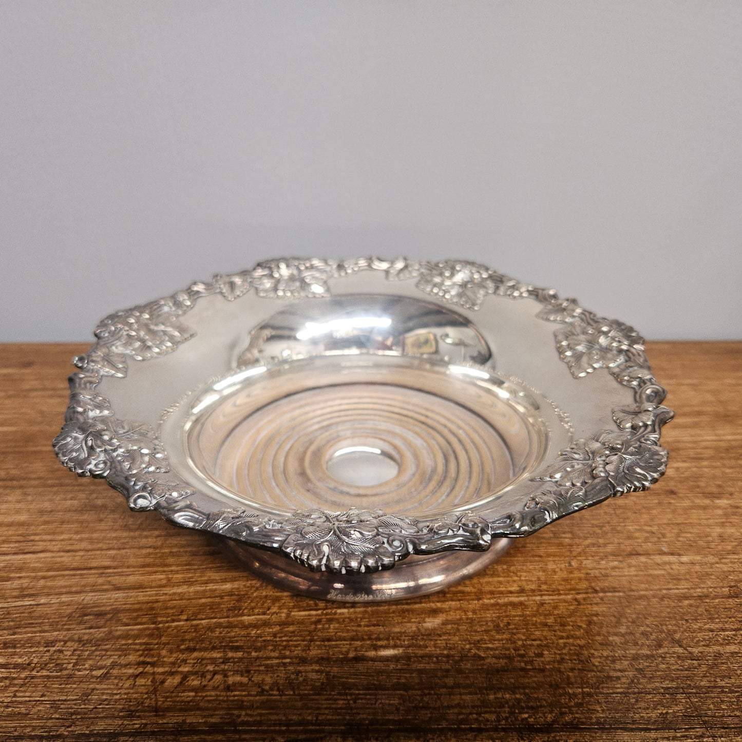 Large Old Sheffield Plate Wine Coaster