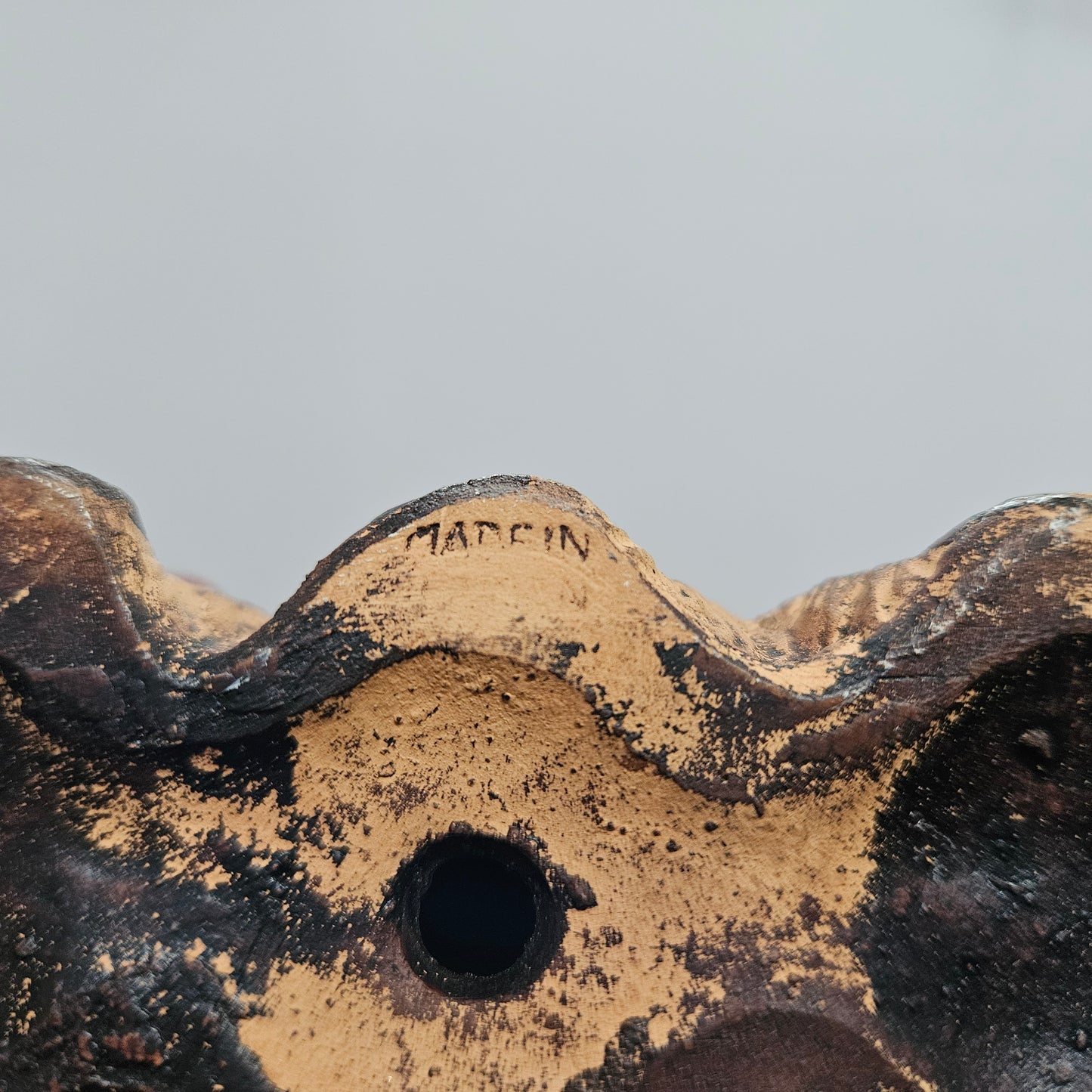 Vintage Terracotta Three Wise Monkeys Figure