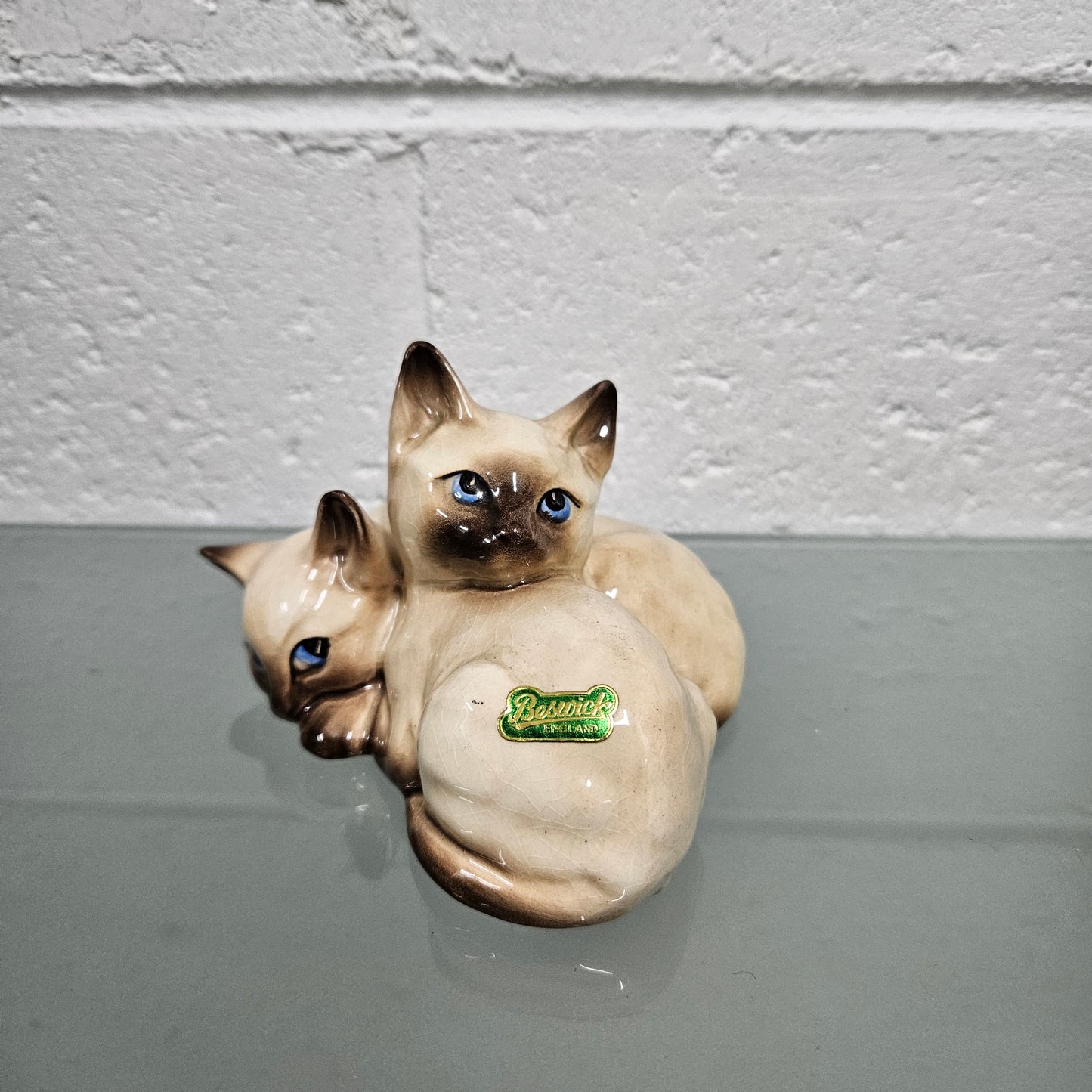 Beswick Siamese Kittens No. 1296 Figures