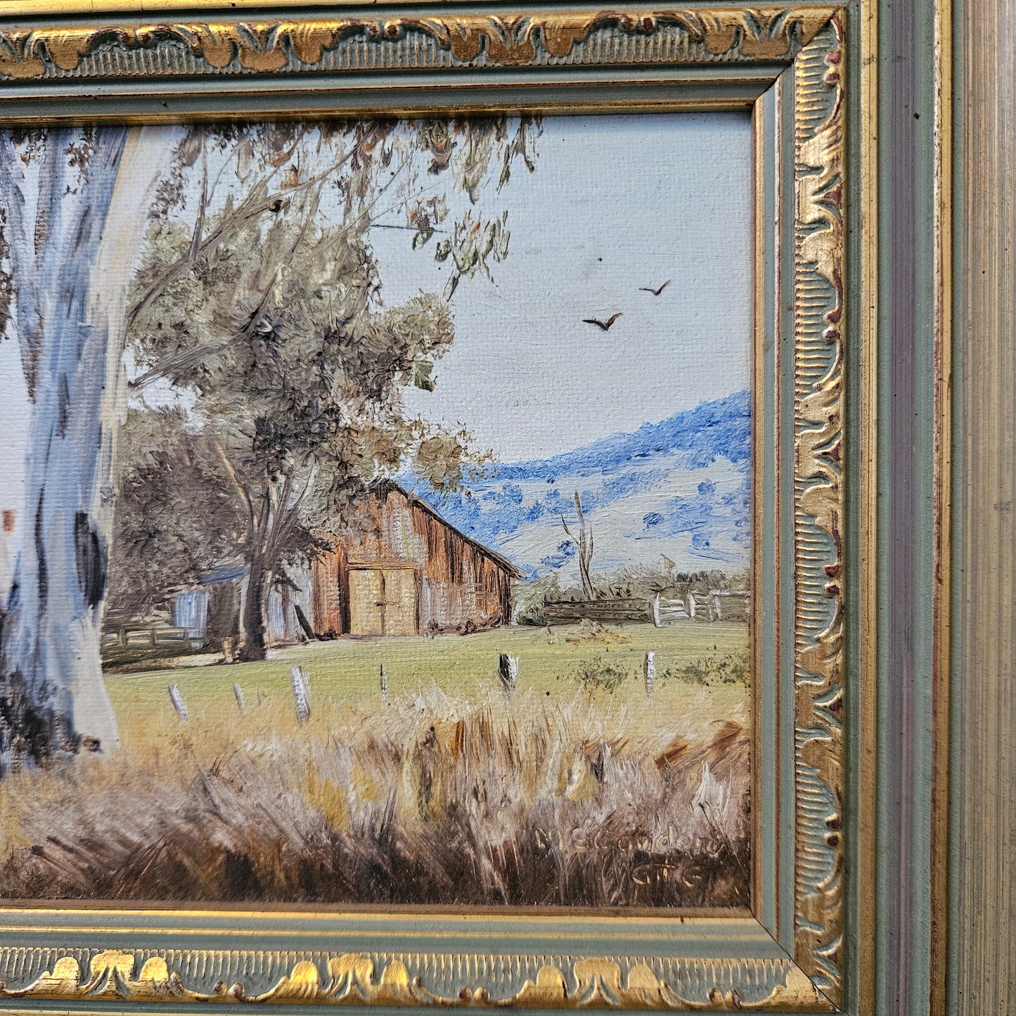 Signed Pair of Oil on Board Paintings