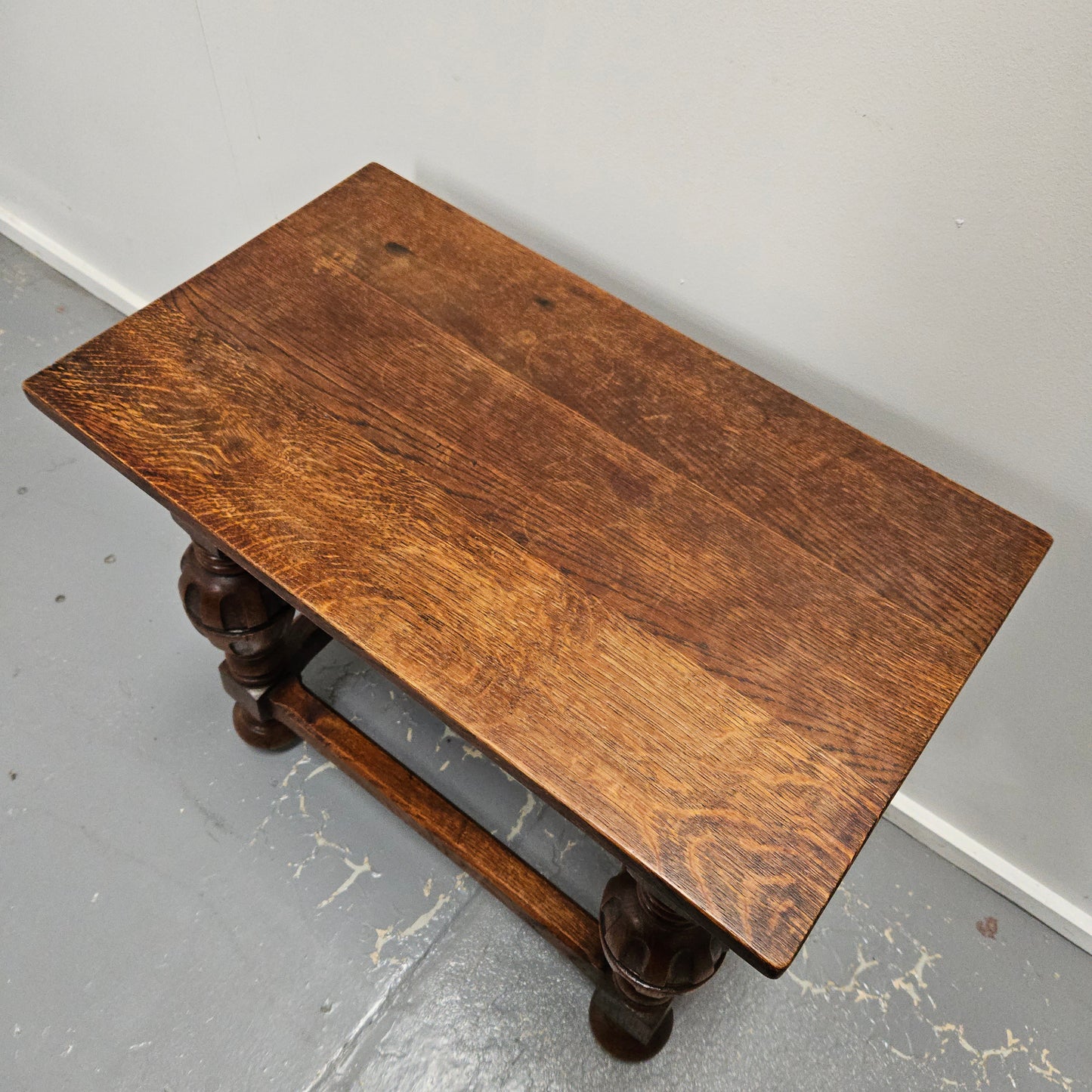 Lovely French oak 19th Century style coffee table with lovely details. It is in good original detailed condition and has been sourced directly from France.