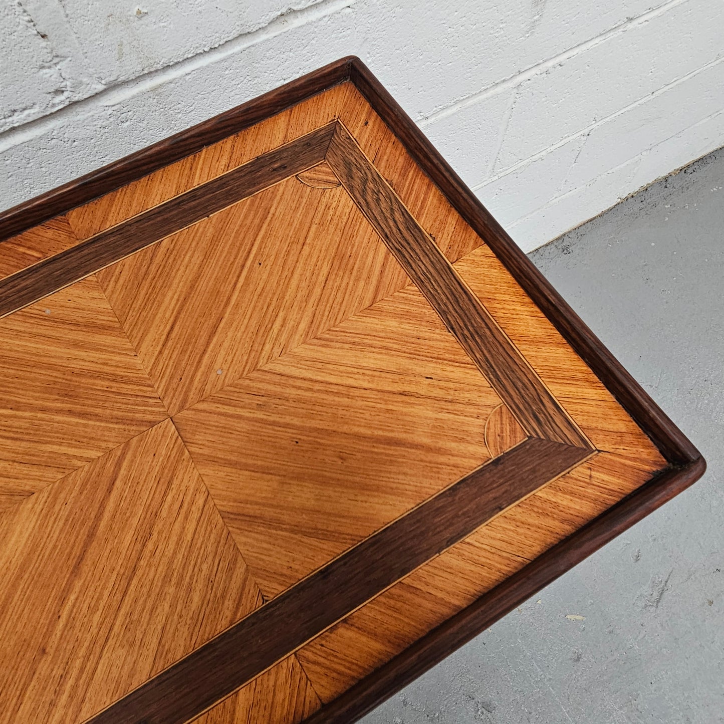 French Louis XVth Rosewood & Kingwood Side Table/Sewing Table