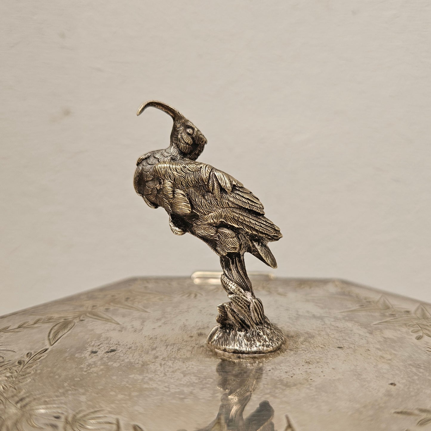 Victorian Hexagonal Silver Plated Biscuit Barrel