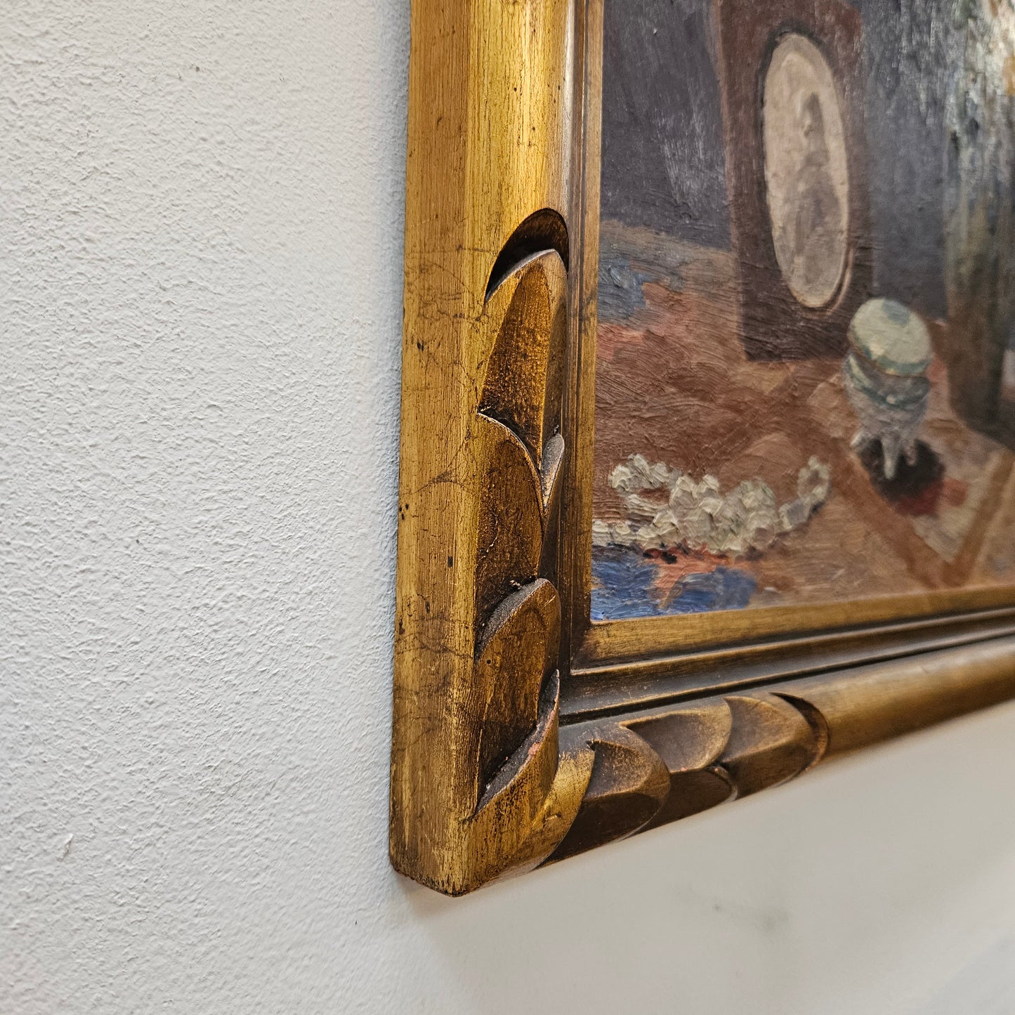French Oil On Board Still Life Signed L Michaud