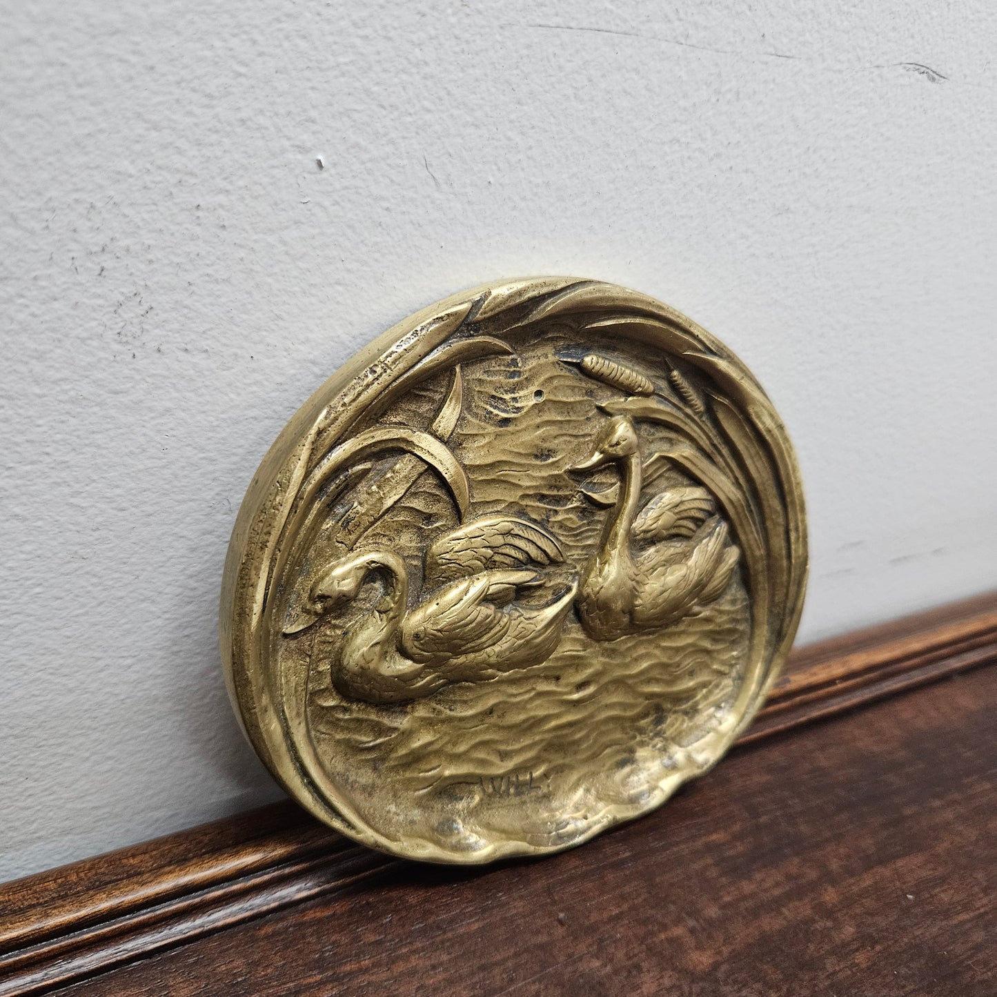 Art Nouveau Bronze Trinket Dish