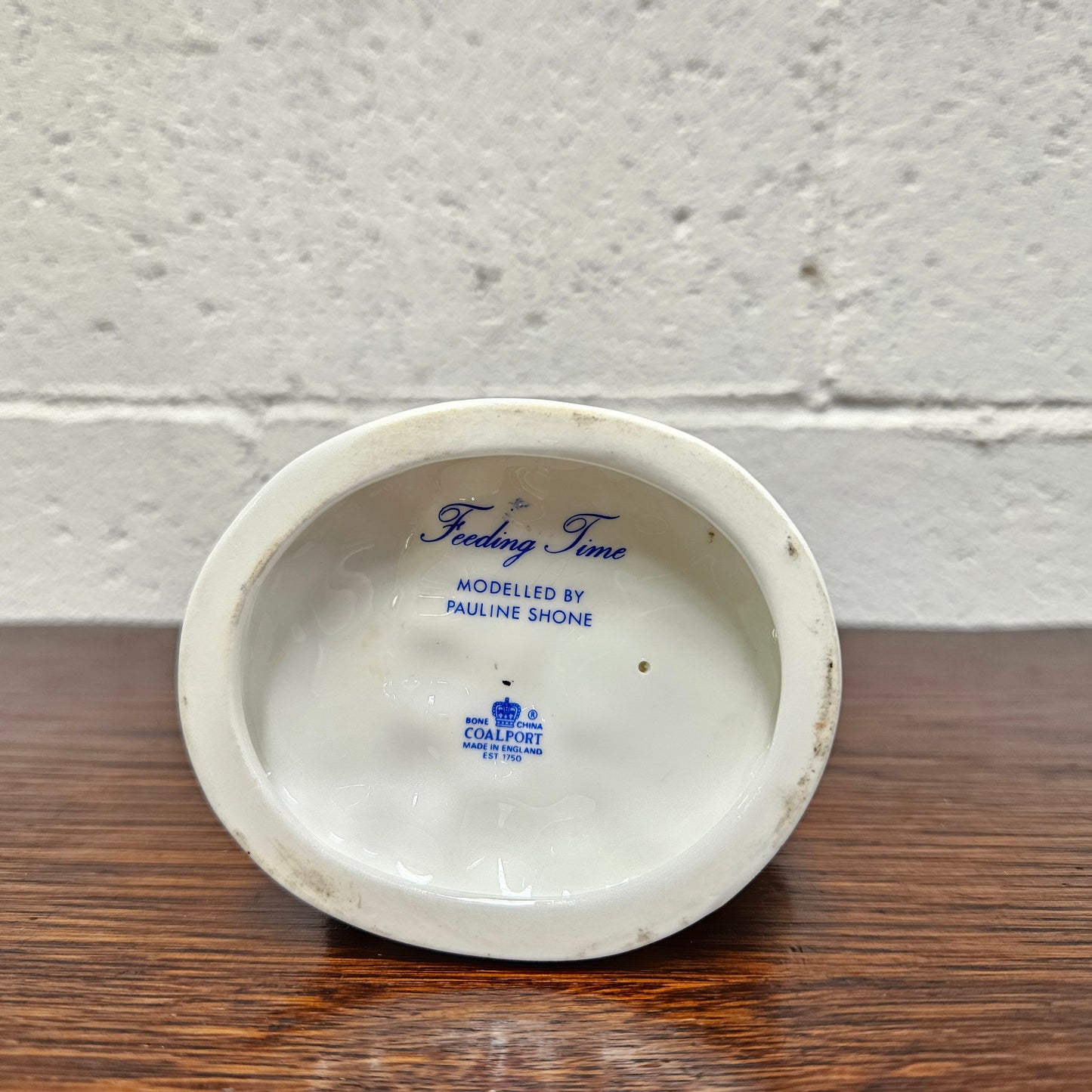 Coalport English 'Feeding Time' Figurine