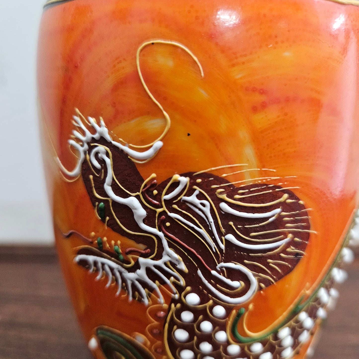 Vintage Satsuma Hand Painted Vase