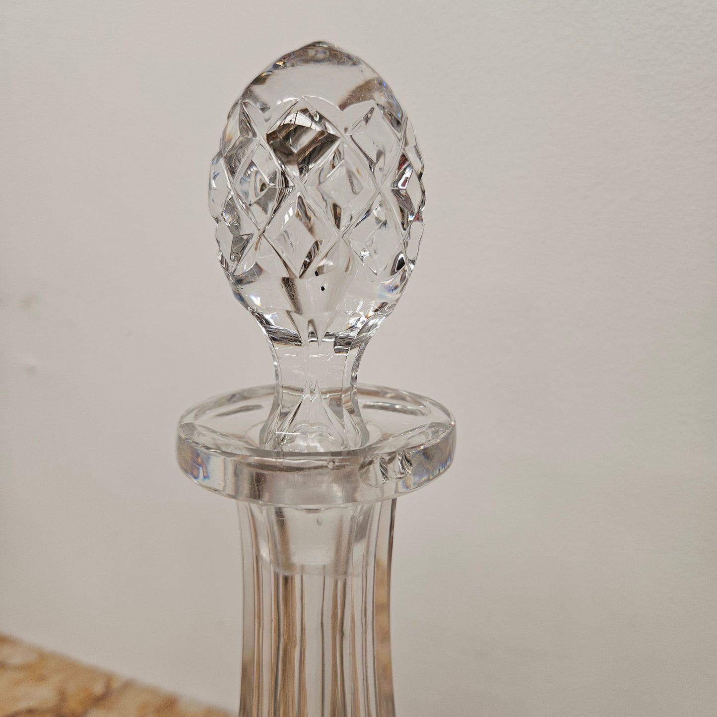 Victorian Crystal Glass Decanter