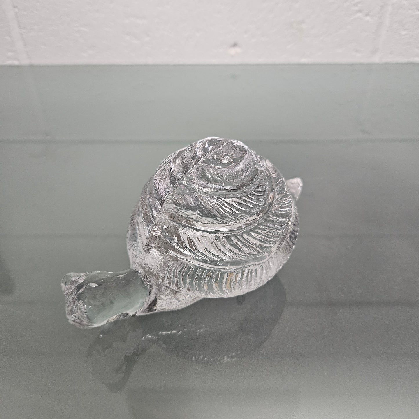Large Pukeberg  Glass Snail Sculpture