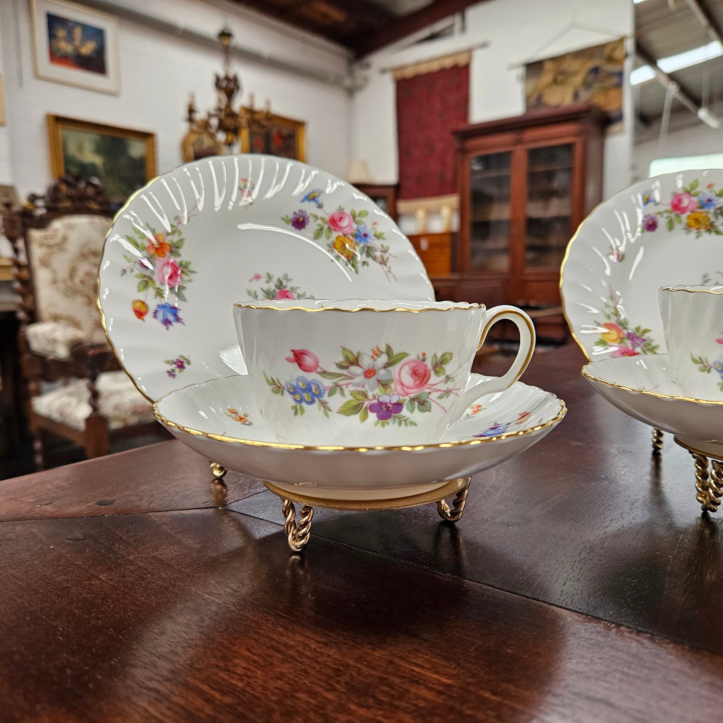 Minton England, Marlowe Pattern, 24 Piece Coffee/Tea Service