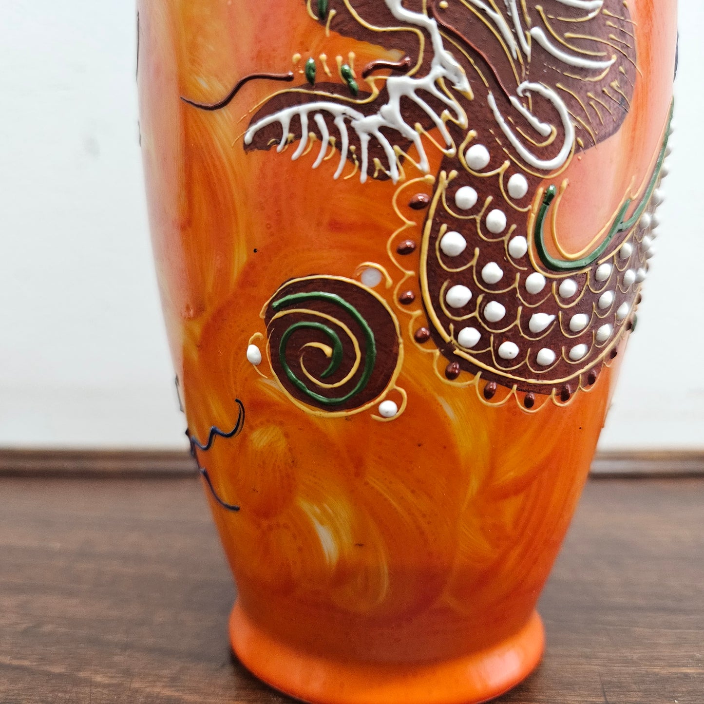 Vintage Satsuma Hand Painted Vase