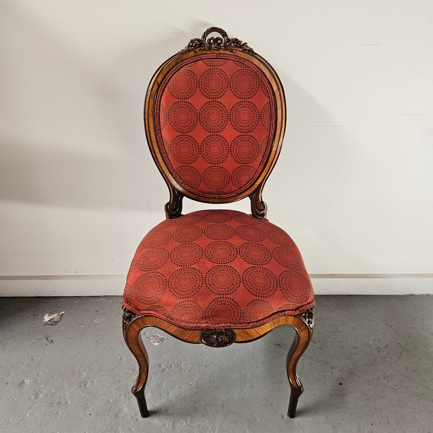 Decorative Victorian Upholstered Chair