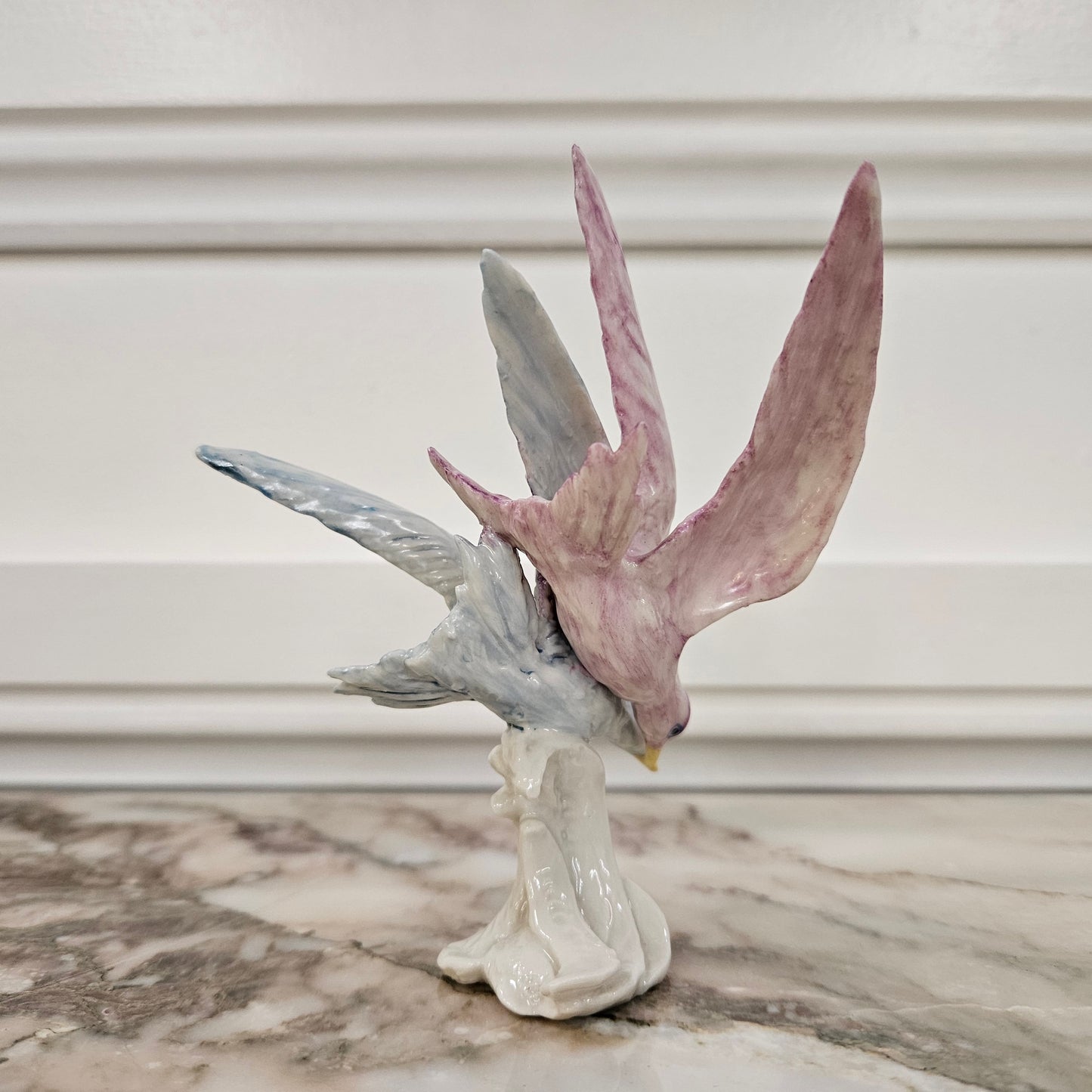 Vintage Ceramic Birds Figurine