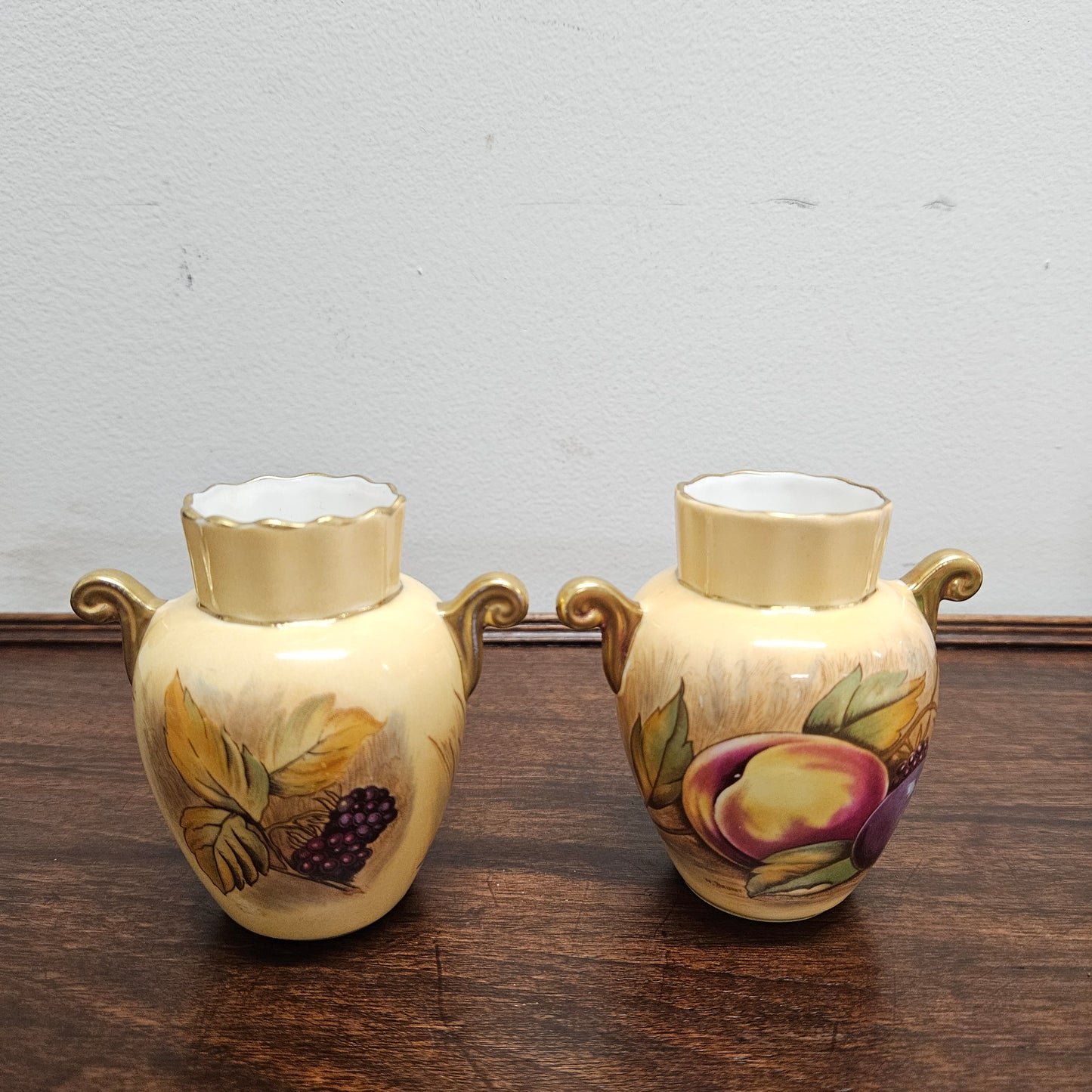 Pair of Aynsley Miniature Vases