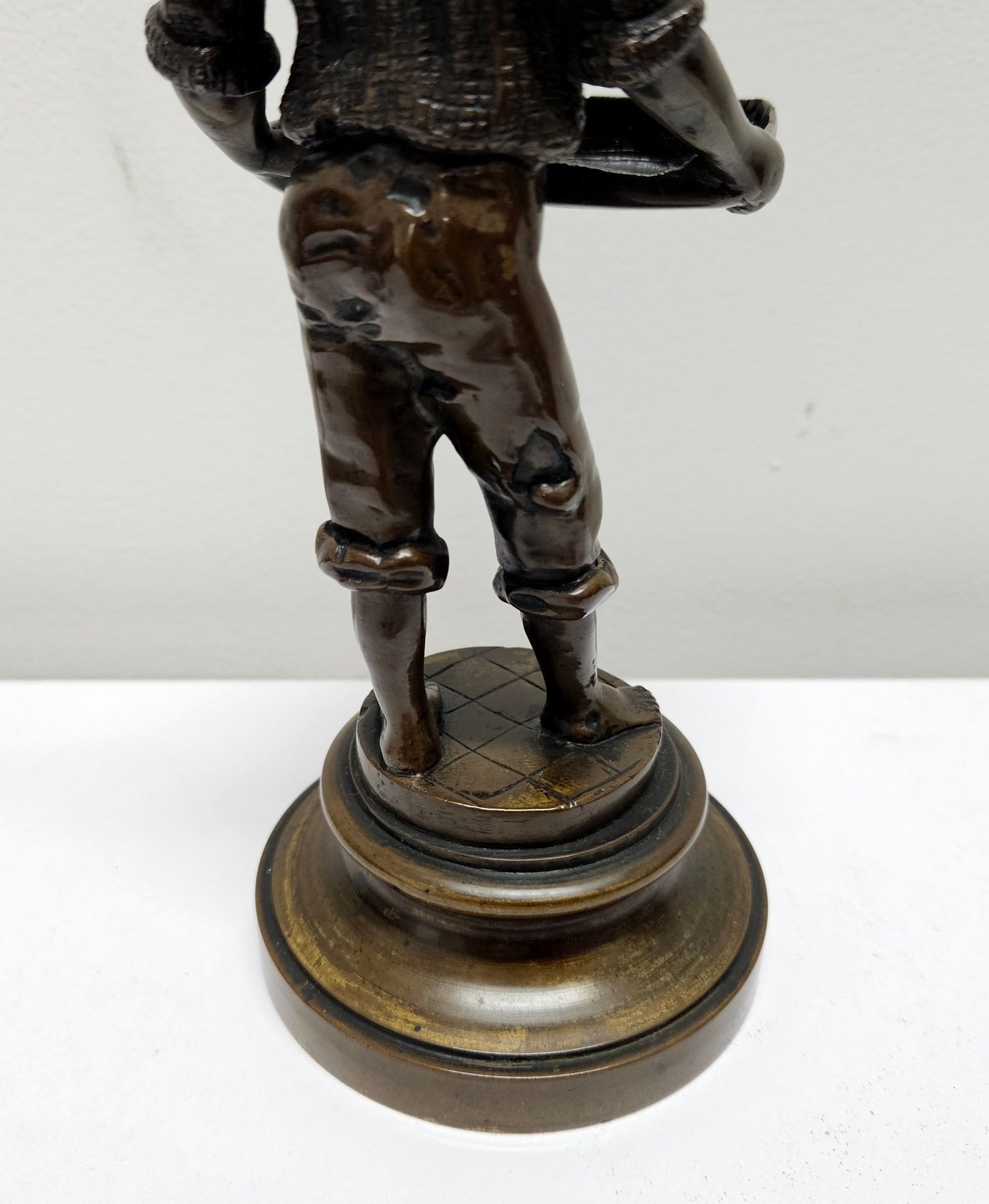 Victorian Bronze Figure 'Market Seller'