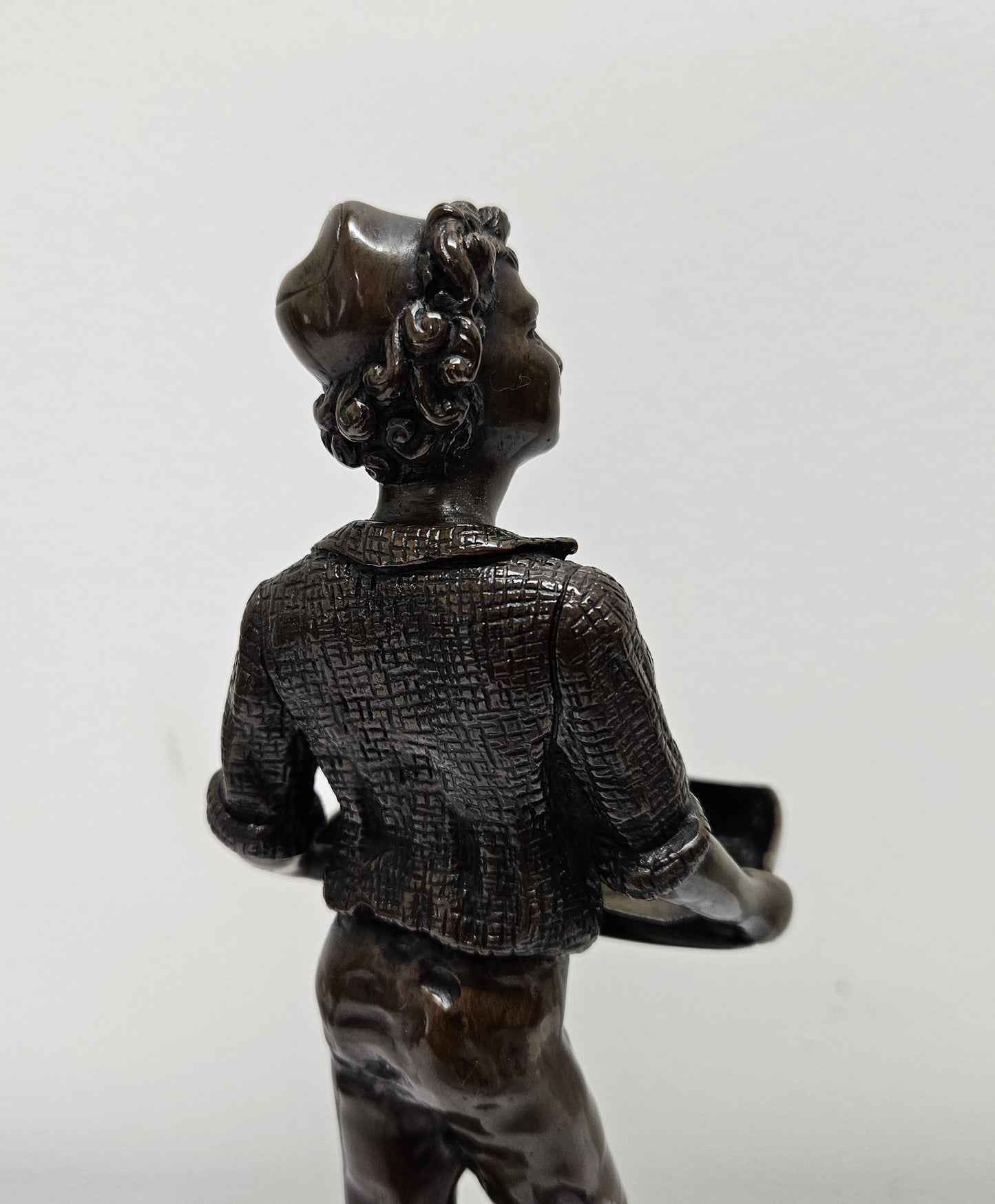 Victorian Bronze Figure 'Market Seller'