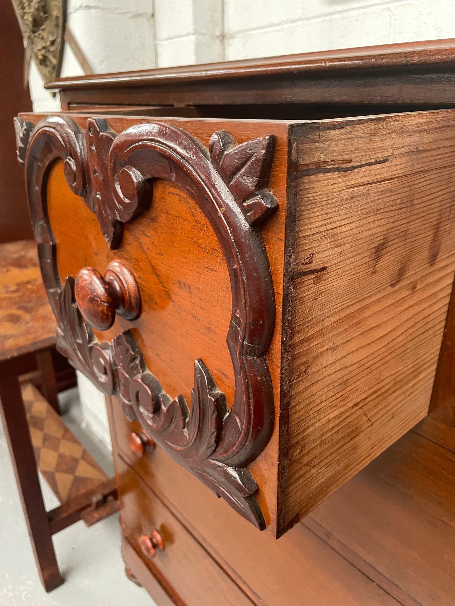 Late Victorian Cedar Chest of Drawers