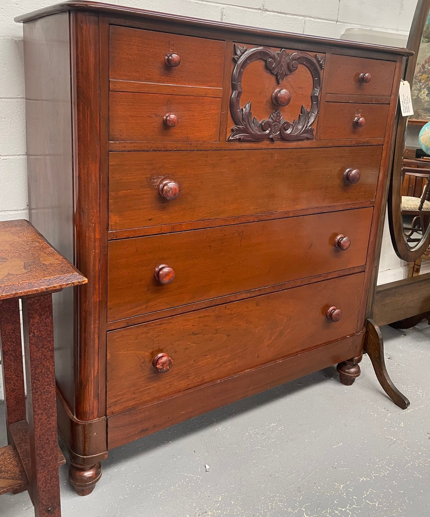 Late Victorian Cedar Chest of Drawers