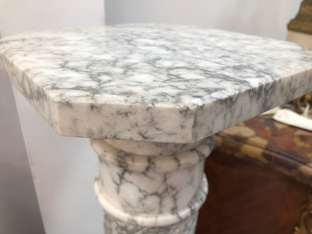 Antique Marble Pedestal