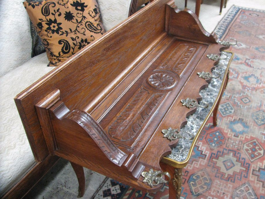 French Oak Hat Rack-1