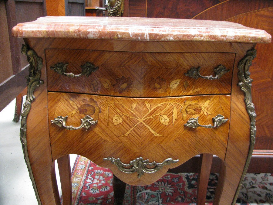 Pair of Rare Commode Bedside Cabinets