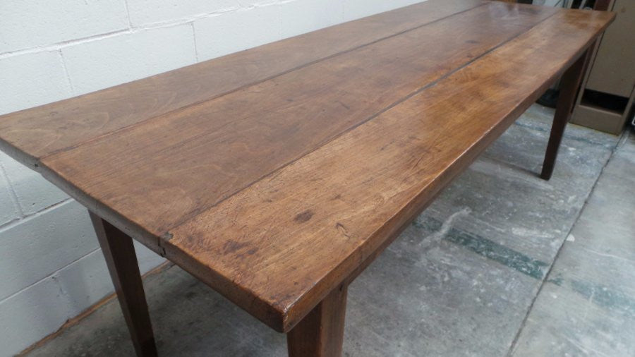 Antique French Cherrywood Dining Table