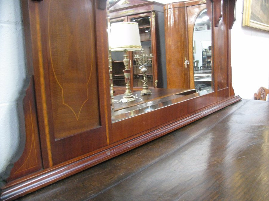 Edwardian Over Mantle Mirror