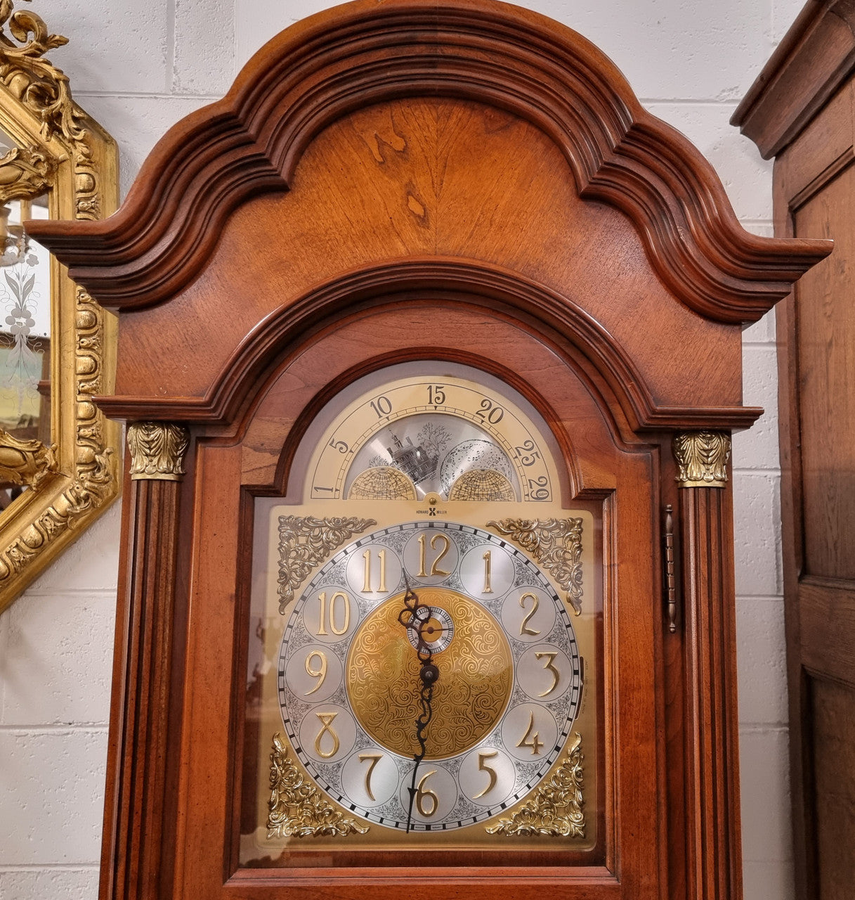 Howard Miller Grandfather "The Durham" Clock Model 610-292. In good original condition and comes with original directions, warranty card and registration card.