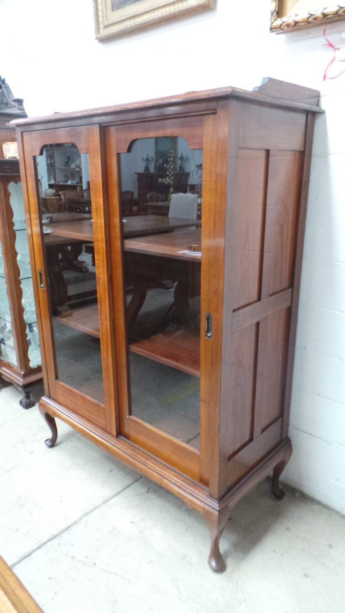Arts And Crafts Black Wood Cabinet